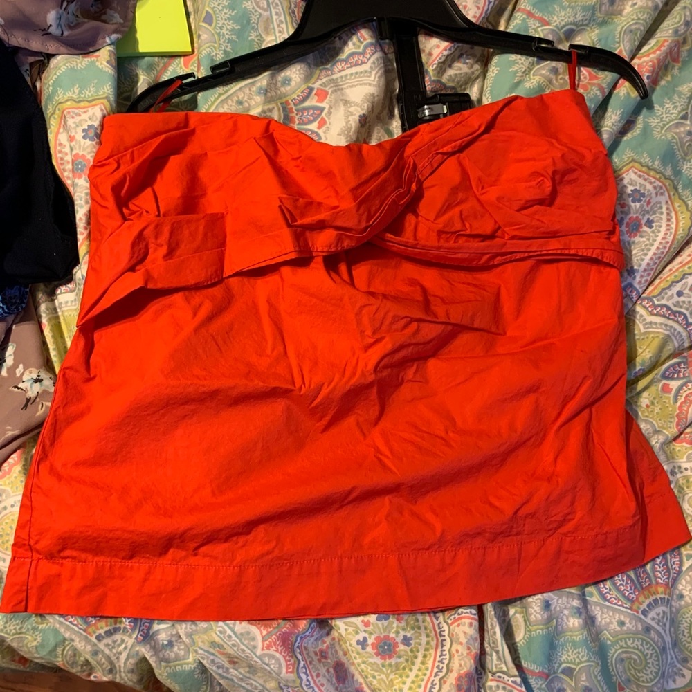 JCREW Red Tube Top
